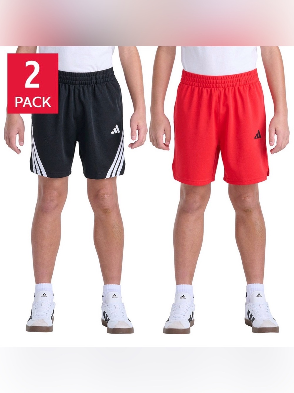 Boys 2PK Adidas Shorts Size S 8
